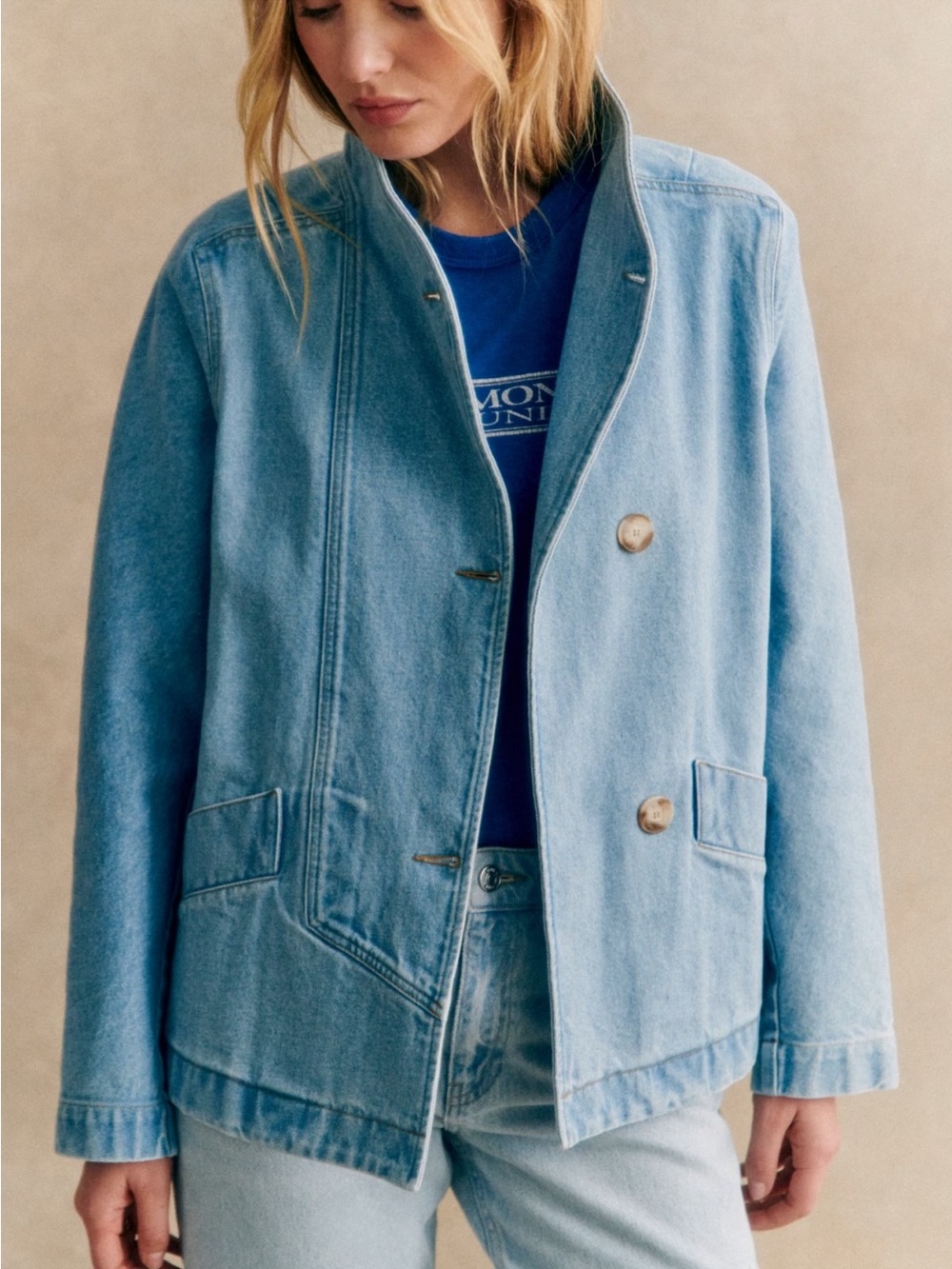 NWT Sézane Denim Jacket